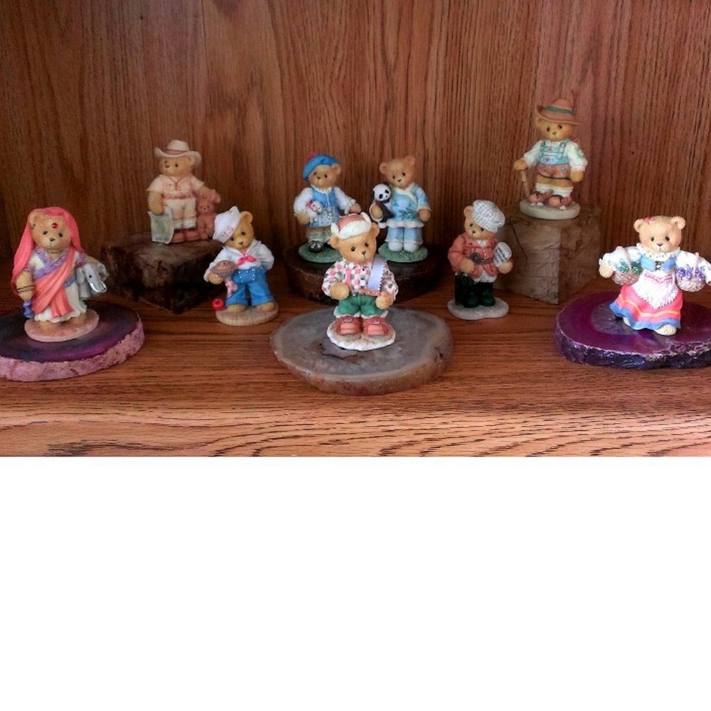 Cherished Teddies World Collection 9 PCS